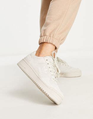 adidas originals suede forum bold trainers in light beige